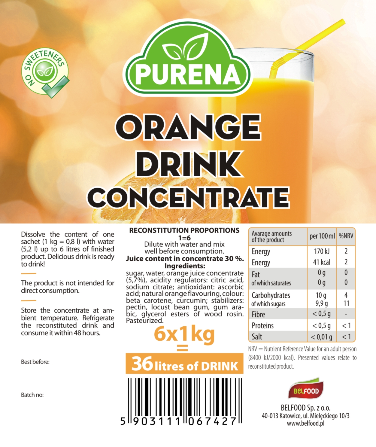 Narancs ital szemléltetés és adatok